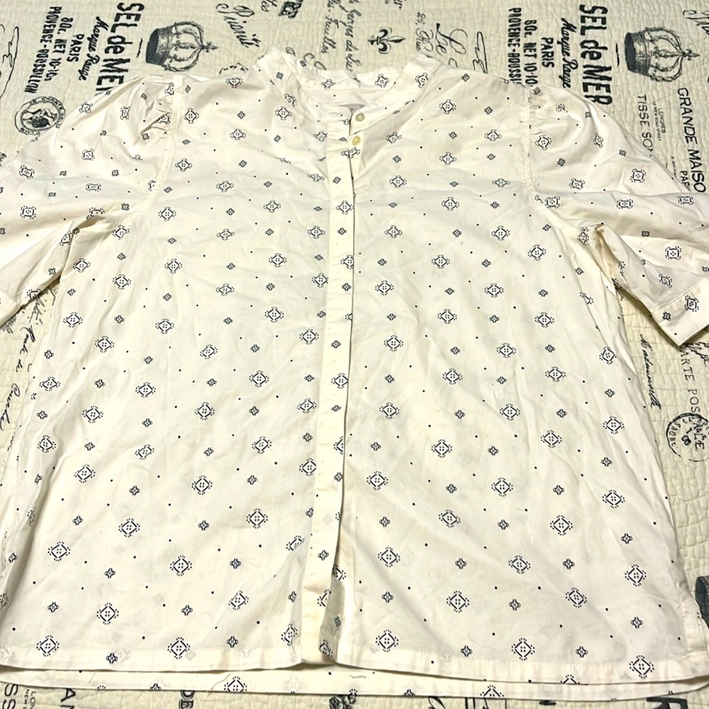 Loft short sleeve blouse